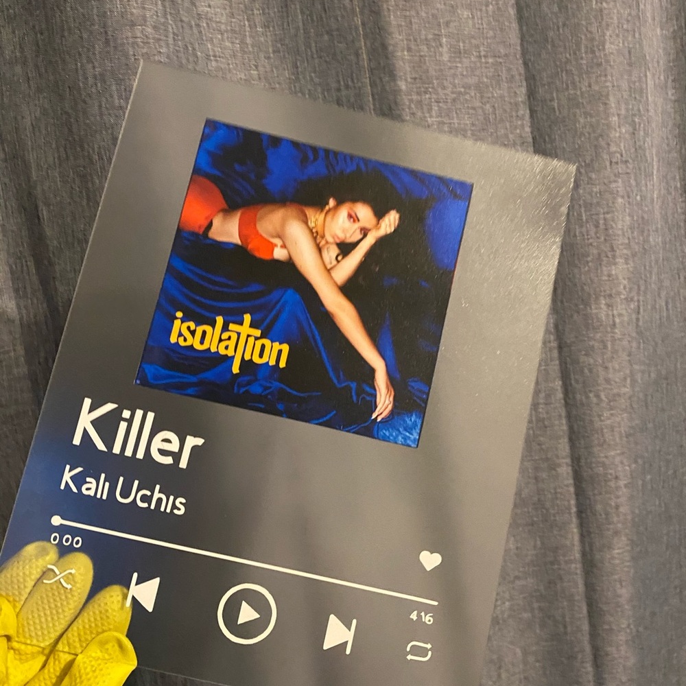 Kali Uchis Album Glass Frame